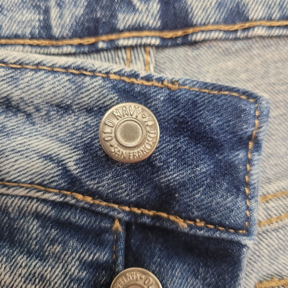Old Navy O.G Straight High Rise Classic Blue Denim Jeans Size 6 - Picture 6 of 14
